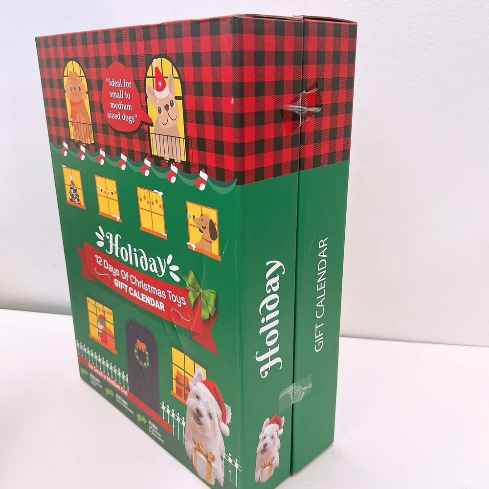 12 Days Of Christmas Toys Gift Holiday Calendar For Dog Size Small Or Medium